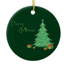 Joyeux ornement en céramique de Noël