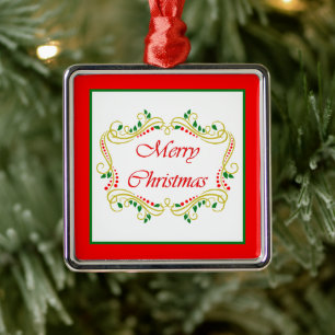 Joyeux ornement en céramique de Noël
