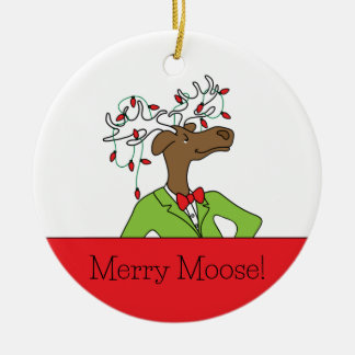 Joyeux ornement Moose