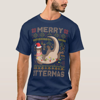 Joyeux Ottermas Noël Père Noël Otter Vilain Sweat