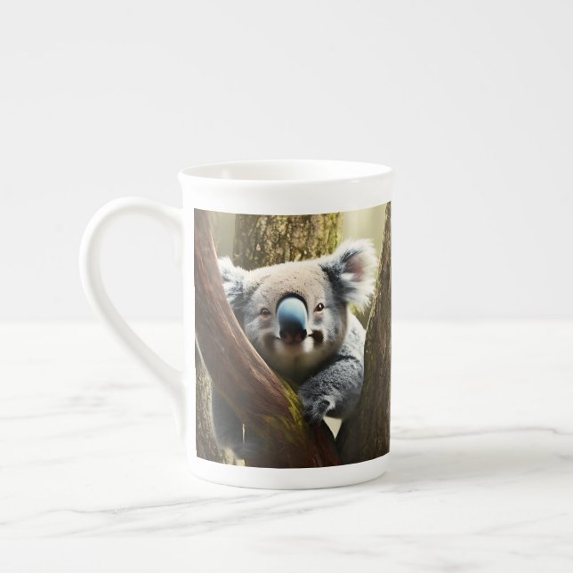 Joyeux Ours Koala Australien Dans La Mug De Chine  (Gauche)