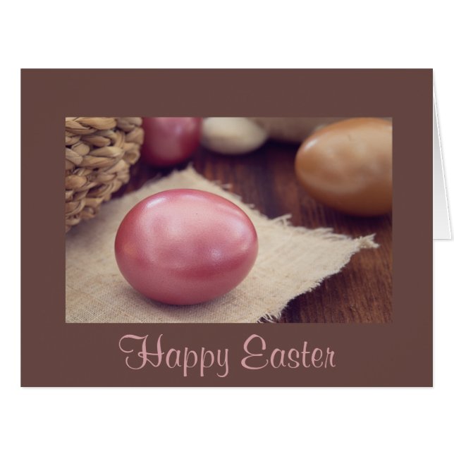 Joyeux panier d'oeufs de Pâques (Devant horizontal)