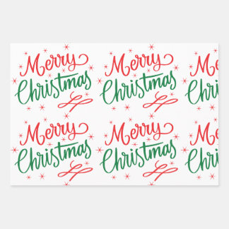 Joyeux papier d'enveloppement de Noël 
