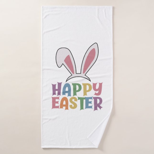 Joyeux Pâques (Serviette de bain)
