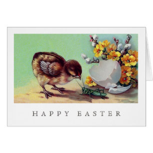 Joyeux Pâques. Carte vintage de Pâques
