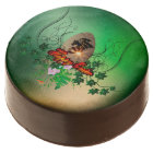 Joyeux Pâques, oeuf de Pâques avec dragon drôle