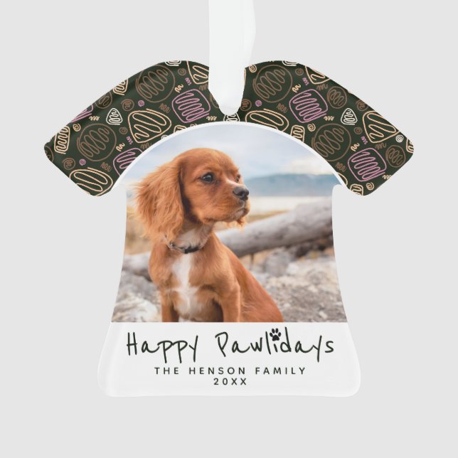 Joyeux Pawlidays Chien Animal de compagnie Photo U (devant)