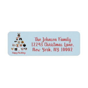 Joyeux Pawlidays Chien arbre de Noël