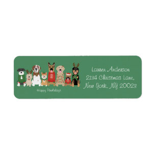 Joyeux Pawlidays Chiens Red Green