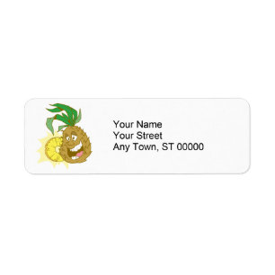 joyeux personnage ananas mec