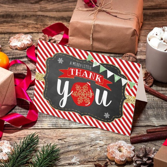 Joyeux petit Baby shower de Noël Merci (Créateur téléchargé)