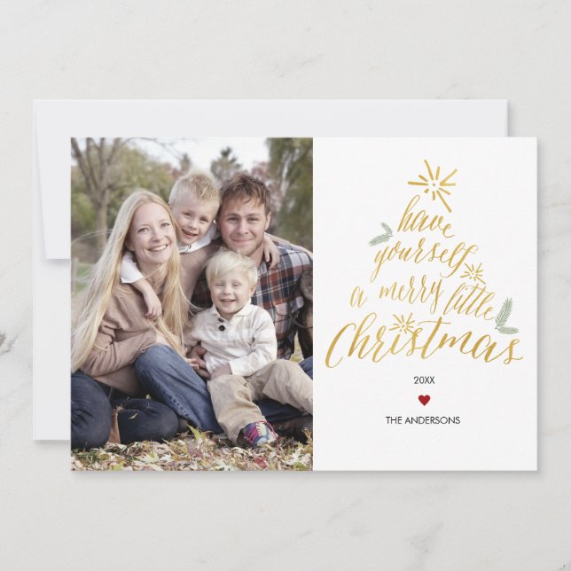 Joyeux petit Noël - Carte photo (Devant)