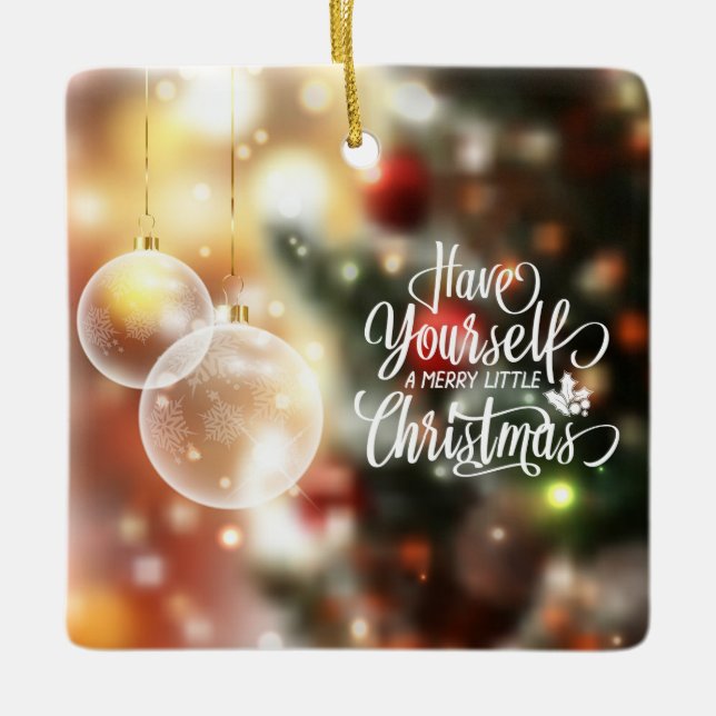Joyeux Petit Noël| Ornement (Devant)
