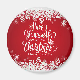 Joyeux petit Noël personnalisé   Magnet
