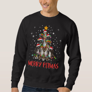 Joyeux Pitmas Pitbull Chien moche de Noël Sweat Tr