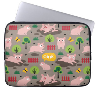 Joyeux Portes Dans Le Sac Électronique De Boue