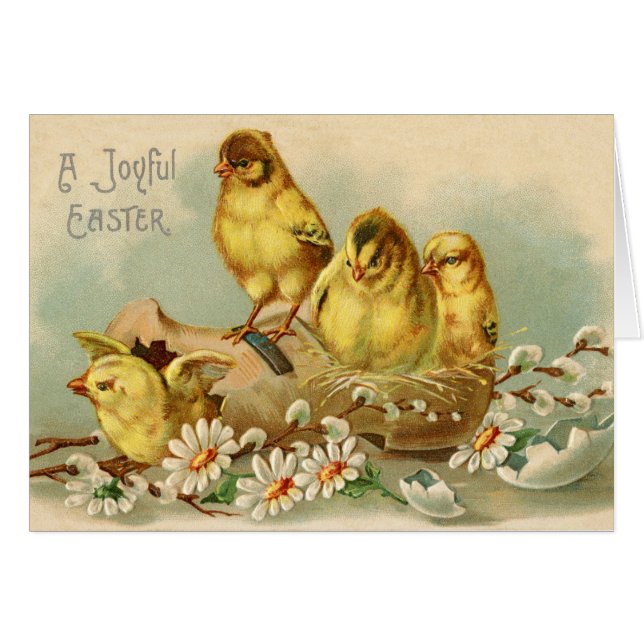 Joyeux pousses de Pâques (Devant horizontal)