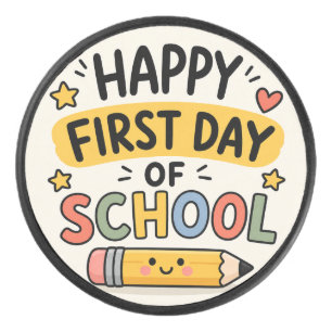 Joyeux Premier Jour d'École Crayon Mignon Kawaii
