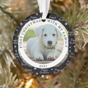 Joyeux Premier Noël Votre Ornement Photo