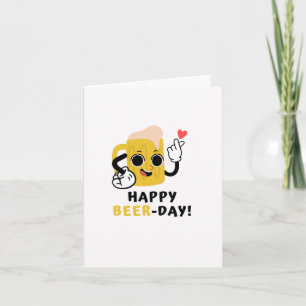 Joyeux Puns de la bière Anniversaire Cartes de voe