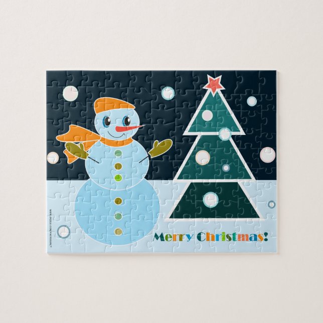 Joyeux puzzle de Noël (Horizontal)