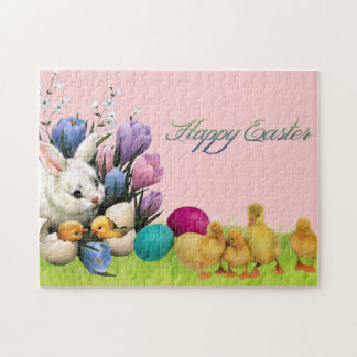 Joyeux Puzzle de Pâques personnalisé 11" x 14", 25