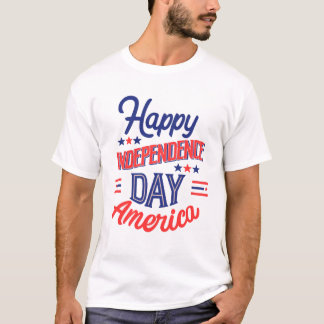 Joyeux Quatorze Juillet T-shirts d'Indépendance Am