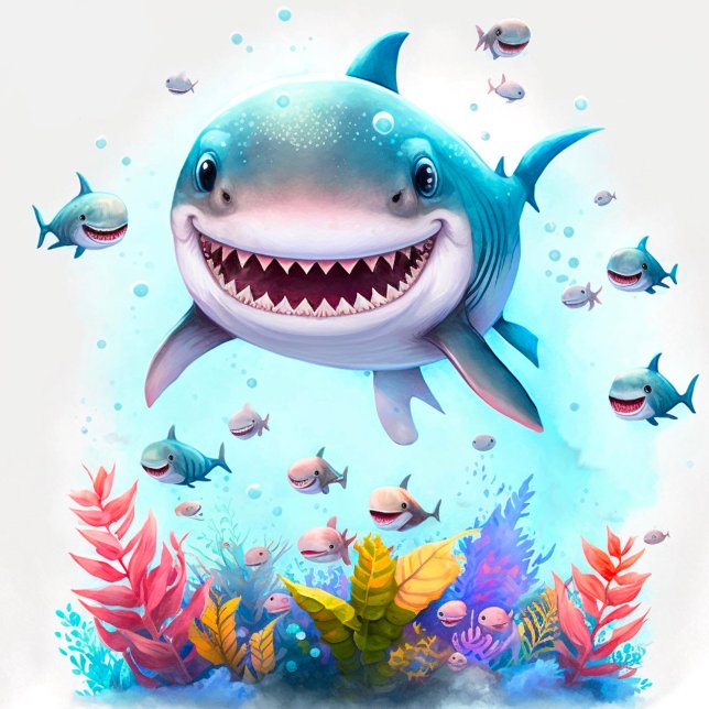 Joyeux requin Jigsaw Puzzle (Créateur téléchargé)