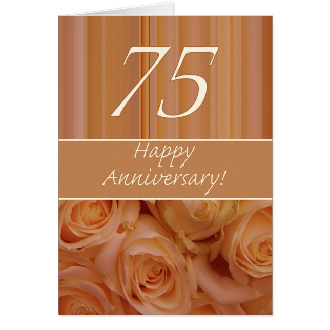 Joyeux roses du 75e anniversaire (Devant)