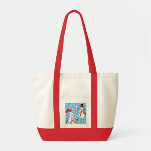 Joyeux sac d'impulsion de bonhomme de neige