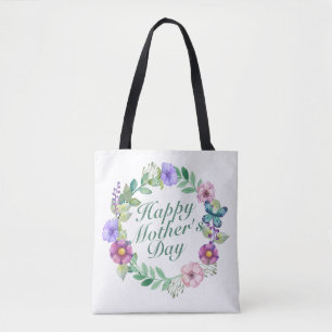 Joyeux Sac fourre-tout de la Fête des mères flor