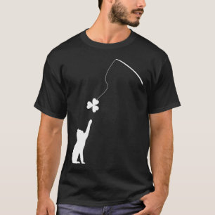Joyeux Saint-Patrick Shamrock Chat T-Shirt Shamroc