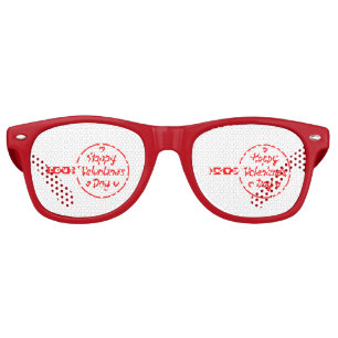 Joyeux Saint-Valentin Lunettes de soleil rétro pou