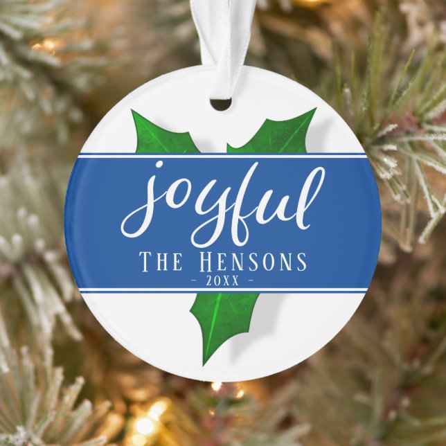 Joyeux Script moderne Holly Berry Plante (Arbre)