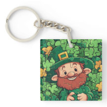 Joyeux Shamrock de la St. Patrick's Day Porte - cl
