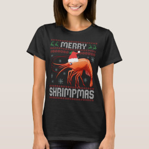 Joyeux Shrimpmas Drôle Vilain Sweat de Noël Cadeau