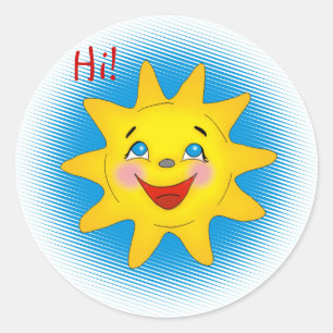 Joyeux soleil - Sticker