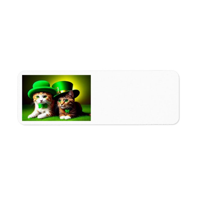 Joyeux St. Patrick's Day Cats (Devant)