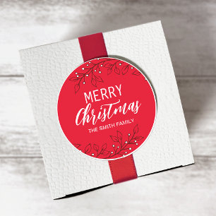 Joyeux Sticker cadeau de Noël/Joyeuses fêtes