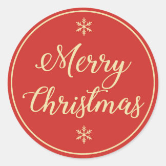 Joyeux Sticker Circulaire de Noël !
