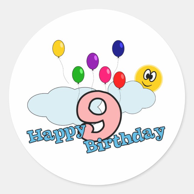 Joyeux Sticker d'anniversaire (Devant)