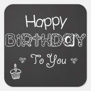 Joyeux Sticker de tableau de bord d'anniversaire