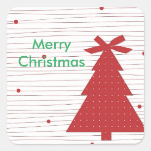 Joyeux Sticker pour Noël, Arbre de Noël