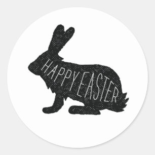Joyeux Stickers Bunny de Pâques Favoriser
