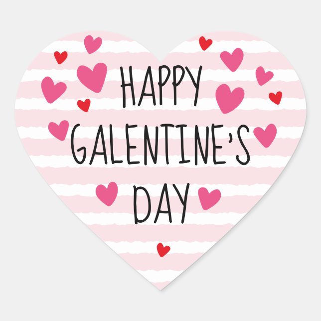Joyeux Stickers Coeur de la Saint-Galentin (Devant)