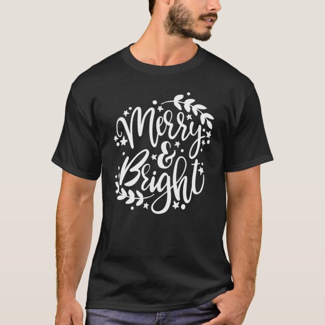 Joyeux T-shirt classique brillant4 (Devant)