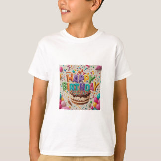 Joyeux t-shirt d'anniversaire