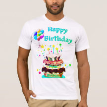 Joyeux T-shirt d'anniversaire