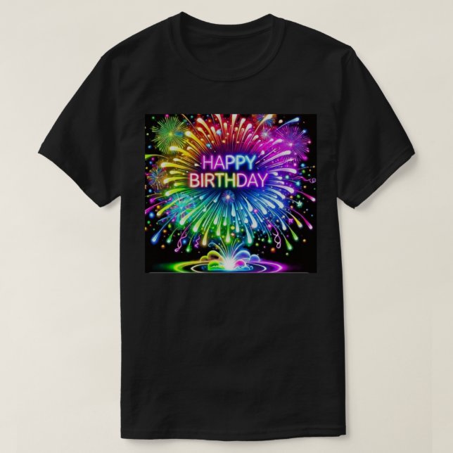 Joyeux T-shirt d'anniversaire (Design devant)