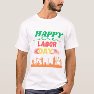 Joyeux T-shirt de la Fête du Travail Application